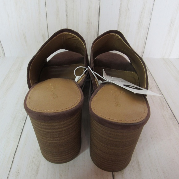 Womens Norelle Microsuede Stacked 3" Heeled Mule - Picture 4 of 6